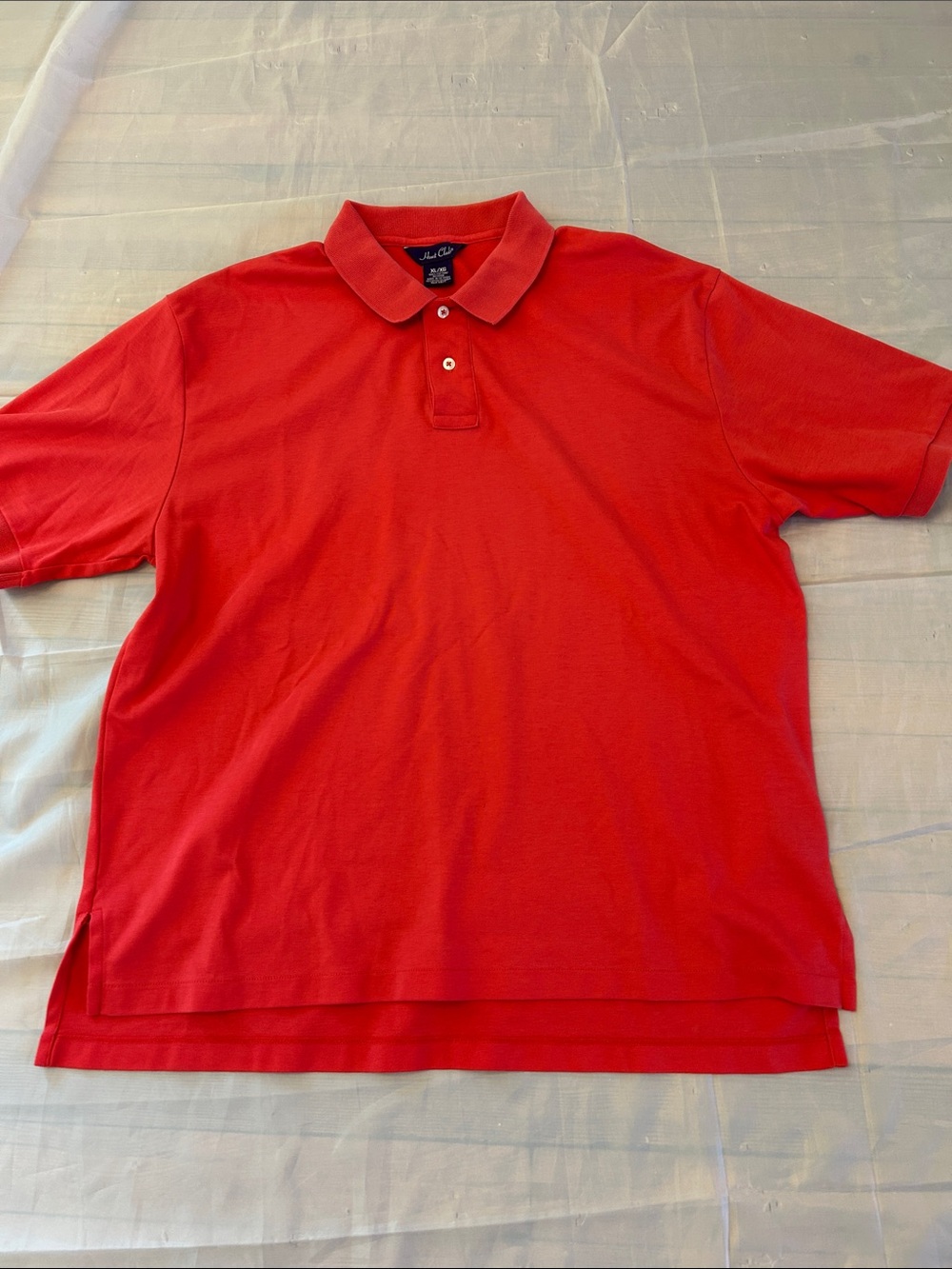 Hunt Club Men's Bright Red Polo Shirt
